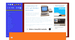 Desktop Screenshot of c64x.dk