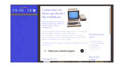 Desktop Screenshot of c64x.se